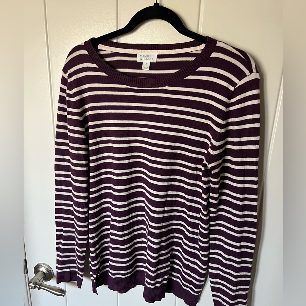 Market and Spruce Elbow Patch Sweater (M)